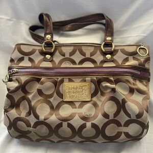 Coach Poppy Op Art Handbag